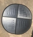 floor tray for tree rack