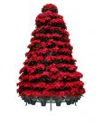 poinsettia tree rack